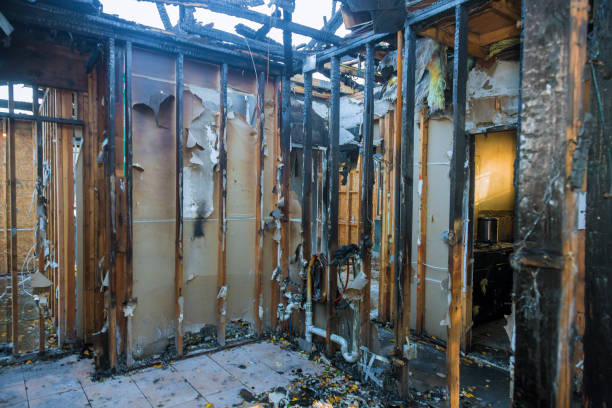 Professional Fire Damage Removal technician working in Ridley Park, PA